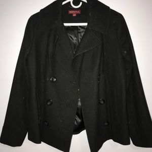 Black Pea coat